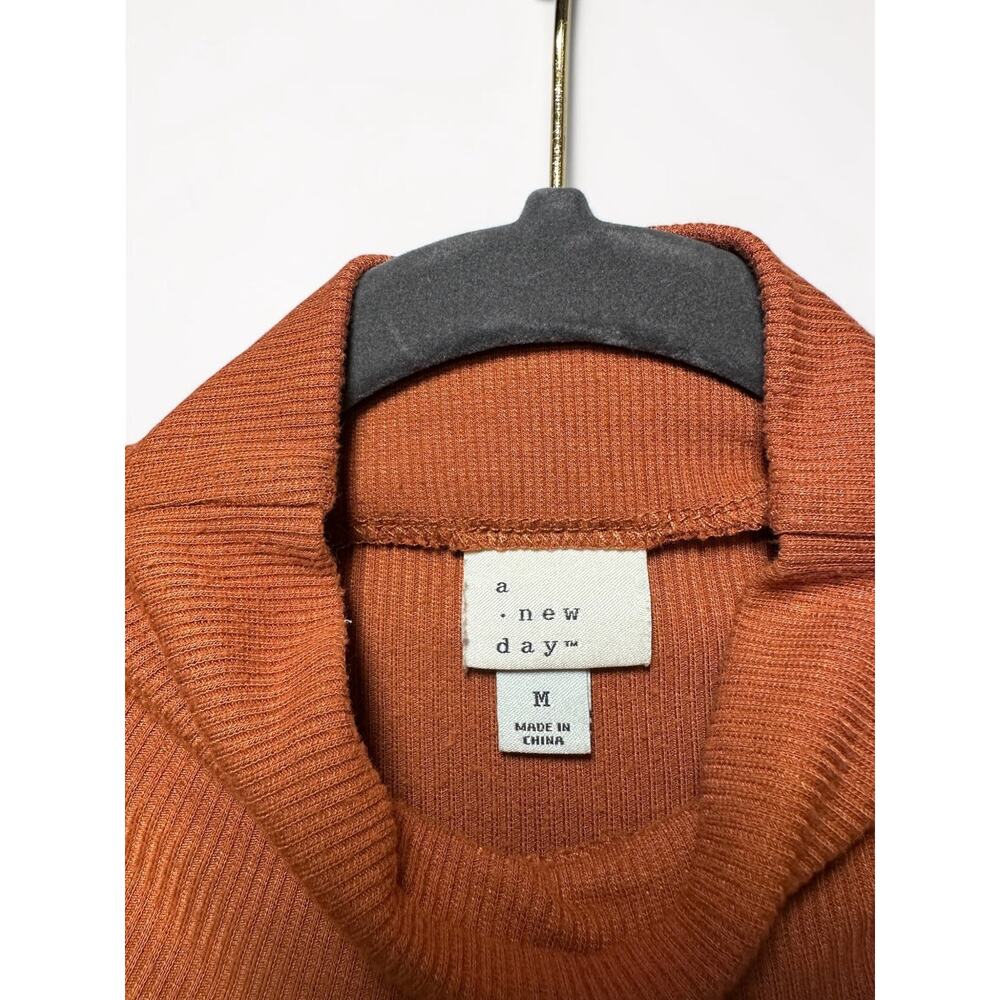 A New Day Ribbed Turtleneck Midi Sweater Dress - Picture 3 of 6
